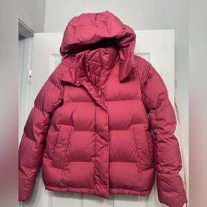 LULULEMON wonder puff berry pink down jacket 2